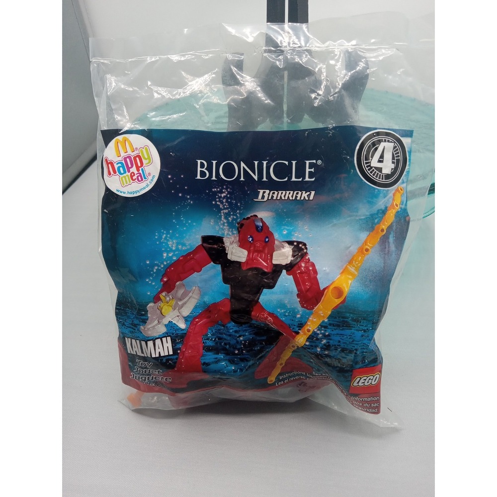 2007 LEGO Bionicle Barraki McDonalds Happy Meal Toy ~ Kalmah #4 ~ NEW